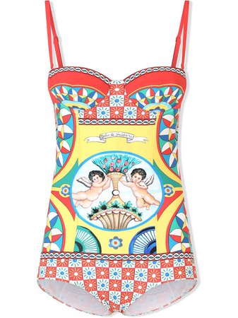 Dolce & Gabbana Baddräkt Med Grafiskt Tryck - Farfetch