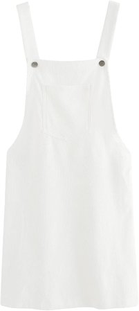 Amazon.com: ROMWE Women's Straps A-line Corduroy Pinafore Bib Pocket Overall Dress Yellow X-Large: Clothing