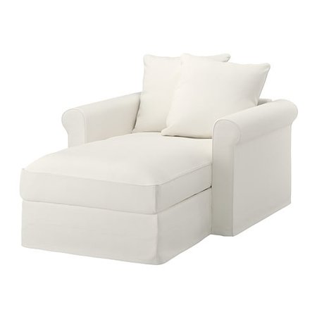 IKEA - GRÖNLID Chaise longue, Inseros white Sofa