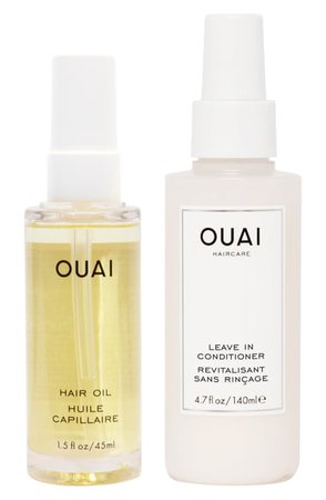 OUAI Thirsty Hair Oil & Leave-In Conditioner Kit (USD $54 Value) (Nordstrom Exclusive) | Nordstrom