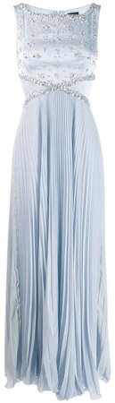 Ermanno Ermanno embellished sleeveless gown