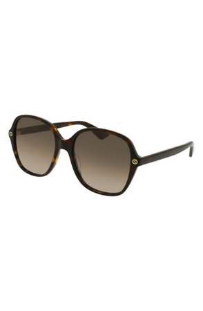 Gucci 55mm Gradient Sunglasses | Nordstrom