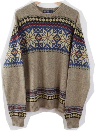 Vintage polo Ralph Lauren Aztec sweater