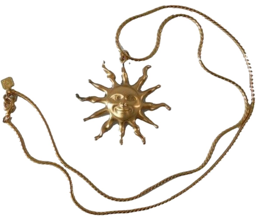 sun necklace