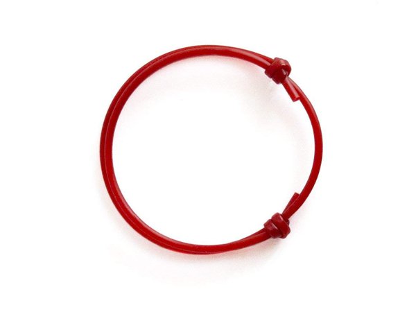 Tibetan Bracelet for Men Knot Silicone Red Lucky Rope for Women