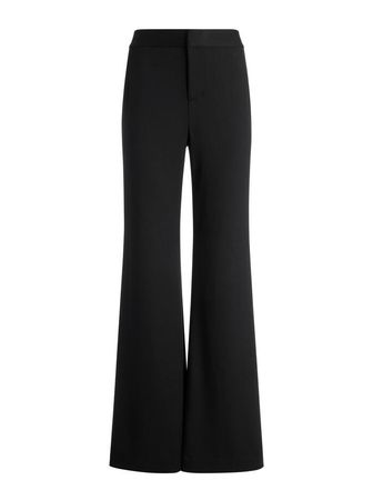 Olivia Bootcut Pant In Black | Alice And Olivia