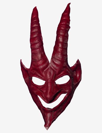 Red Leather Devil | venetian mask for sale