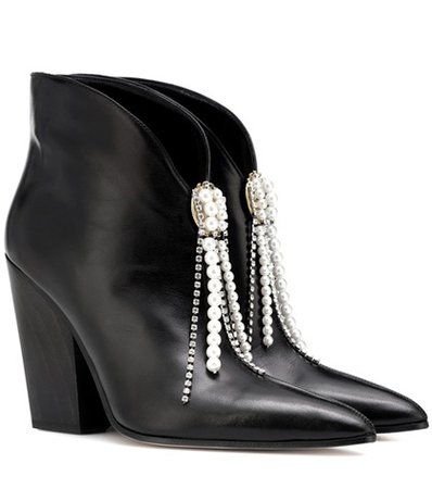 Belgium leather ankle boots