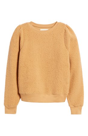Treasure & Bond Brushed Fleece Sweatshirt | Nordstrom