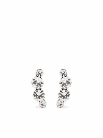 Isabel Marant crystal embellished earrings - FARFETCH