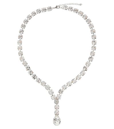Jennifer Behr - Teardrop crystal-embellished necklace | Mytheresa