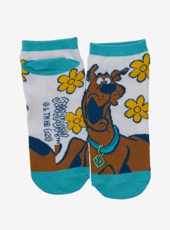 *clipped by @luci-her* Scooby-Doo Groovy Flower No-Show Socks