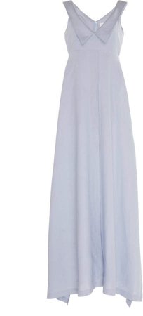 Leal Daccarett Polignaro Linen Maxi Dress Size: 0