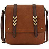 Amazon.com: Double Compartment Large Flapover Crossbody Bag (Dusty Ivory): Shoes