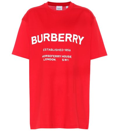 Burberry - Logo cotton T-shirt | Mytheresa