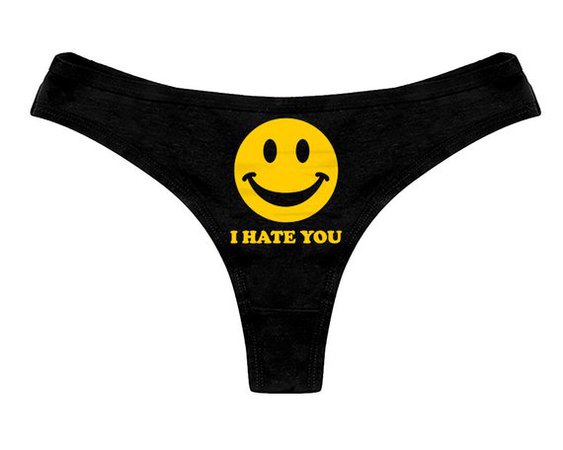 I Hate You Panties Funny Sexy Slutty Bachelorette Party Bridal | Etsy