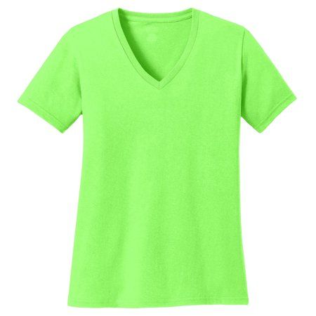 Port & Company - Port & Company Womens V-Neck Fashion T-Shirts - Walmart.com