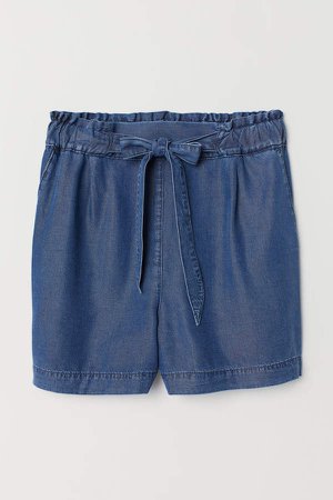 Denim shorts High Waist - Blue