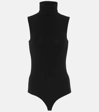 Turtleneck Bodysuit in Black - Wolford | Mytheresa