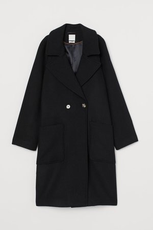 Wool-blend Coat - Black - Ladies | H&M US