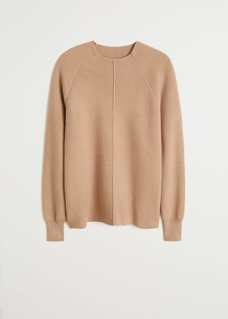 Ribbed knit sweater - Women | Mango United Kingdom