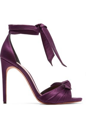 Jessica knotted satin sandals | ALEXANDRE BIRMAN | Sale up to 70% off | THE OUTNET