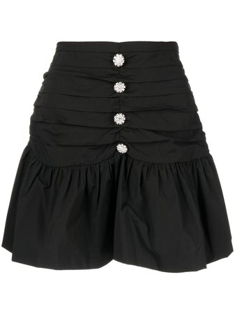 b+ab pleate-detail Flared Mini Skirt - Farfetch