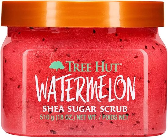 Amazon.com : Tree Hut Exfoliating, Moisturizing Watermelon Shea Sugar Scrub : Beauty & Personal Care