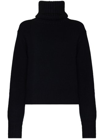 Shop extreme cashmere Happy roll neck cashmere jumper with Express Delivery - FARFETCH