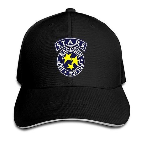 Wagroo Residentevil Resident Evil S.T.A.R.S Logo Flex Baseball Cap Black | Wish