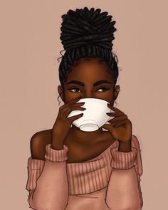 Pin by Kate patterson on Drawings in 2020 (With images) | Black girl art, Black women art, Afro art