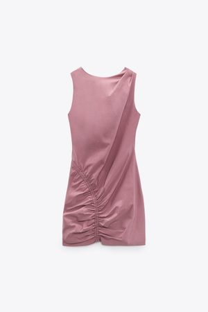 OPEN BACK MINI DRESS - Pale pink | ZARA United States