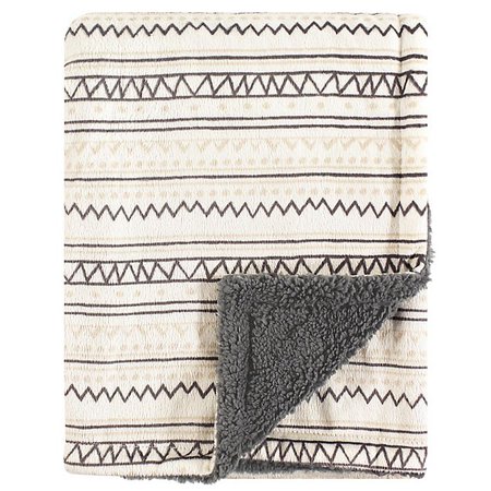 Hudson Baby® Aztec-Inspired Minky Blanket with Sherpa Backing | Bed Bath and Beyond Canada