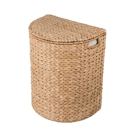 Highland Dunes Sea Grass Half Moon Hamper and Laundry Basket with Removable Liner, Natural Colour | Wayfair.ca