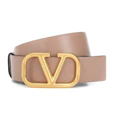 Valentino Garavani Vlogo Leather Belt - Valentino | Mytheresa