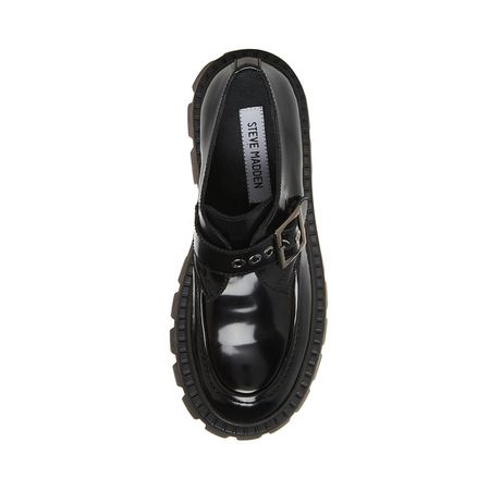HENNA Black Box Platform Lug Sole Loafer | Women's Loafers – Steve Madden