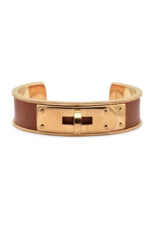 Hermes Kelly Cuff (Brown) | Rent Hermes jewelry for $29/month