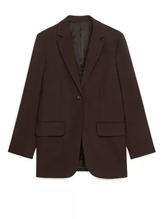 Wool Blazer - Brown - Tailoring - ARKET WW