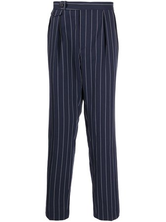 Polo Ralph Lauren wide pinstripe straight-leg trousers - FARFETCH