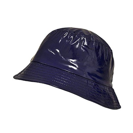 TOUTACOO, Waterproof Wax Style Bucket Rain Hat 03-Navy at Amazon Women’s Clothing store: