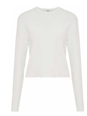 cropped white sweater