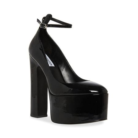 SKYRISE Black Patent High Heel | Women's Platform Heel – Steve Madden