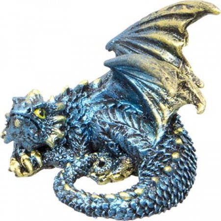 Mini Dragon Figurine: Blue - K-33373