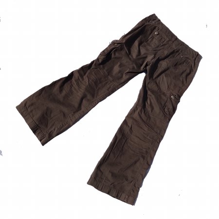 grunge brown cargo pants