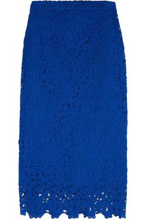 J.Crew Pencil Skirts - Blue Collection Liola Guipure Lace Pencil Skirt