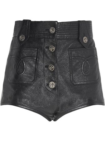 Black Miu Miu High-Waisted Short Shorts | Farfetch.com