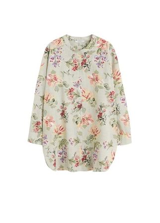 Violeta BY MANGO Floral print blouse