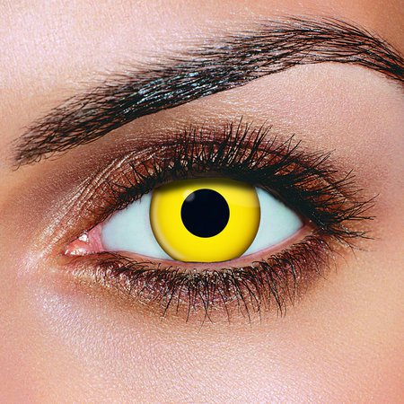 Yellow Contact lenses (Pair) | Fruugo