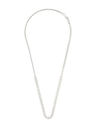 Bottega Veneta Contrast Chain Necklace - Farfetch