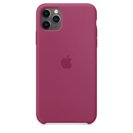iPhone 11 Pro Max Silicone Case - Pomegranate - Apple